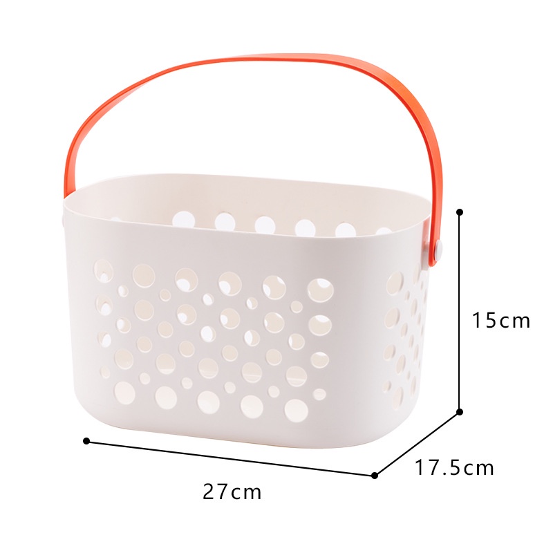 Rổ Nhựa Đựng Trái Cây Đồ Dùng Nhà Tắm Có Tay Cầm Tiện Dụng