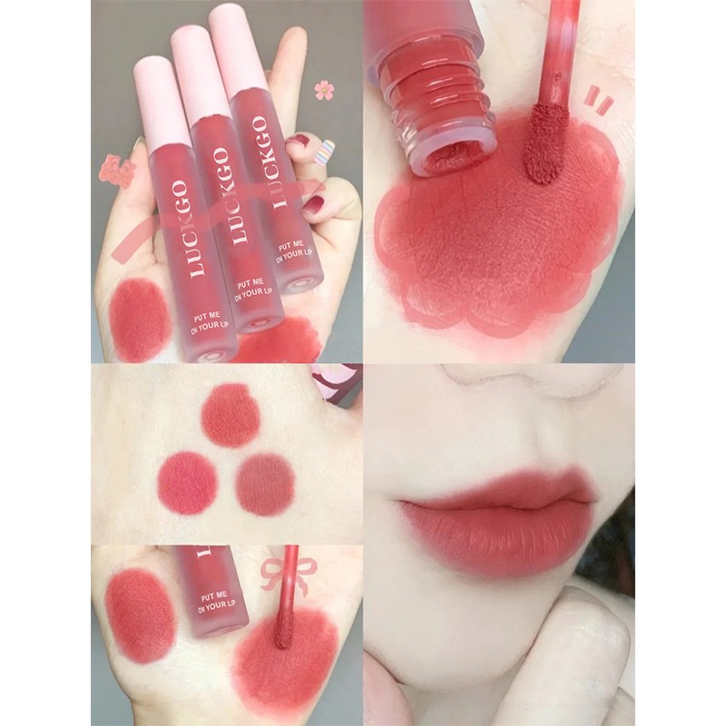(Hàng Mới Về) Son Môi Hiệu Ứng Lì Mịn Màng Không Dễ Phai Cho Nữ | BigBuy360 - bigbuy360.vn
