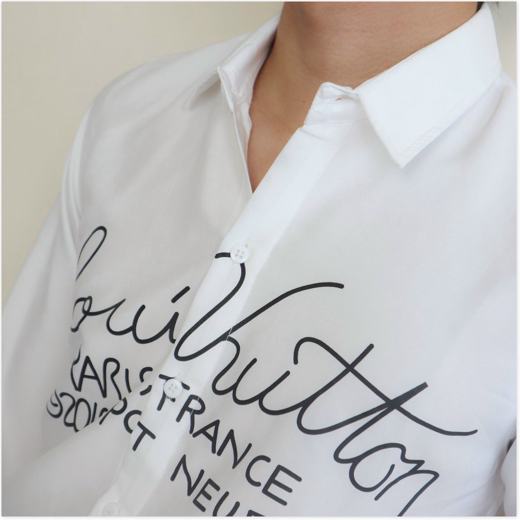 Áo sơ mi in thêu dài tay dành cho nam giới cực phong cách , hot 2021 KHANH AN