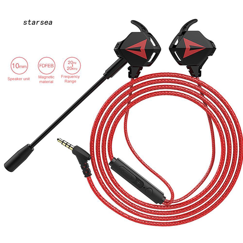 Tai nghe Gaming nhét tai âm thanh sống động kèm microphone cho điện thoại | BigBuy360 - bigbuy360.vn