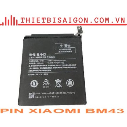 PIN XIAOMI BN43