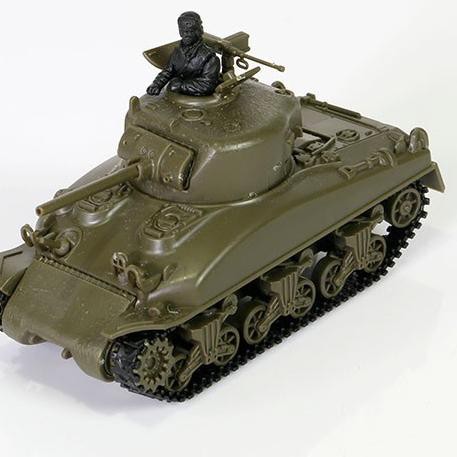 Mô Hình Xe Tăng U.S Sherman M4A1 Pháp 1944 Tỉ Lệ 1: 72 Chất Lượng Cao