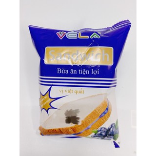 Bánh sandwich vị việt quất vela 45g