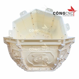 Khuôn Chậu Lục Giác ABS, Khuôn Chậu Lục Giác 65 (Tùng, sen – phúc – lộc – thọ, Tết - Tài - Lộc, Cá chép-tài lộc ghép đô)
