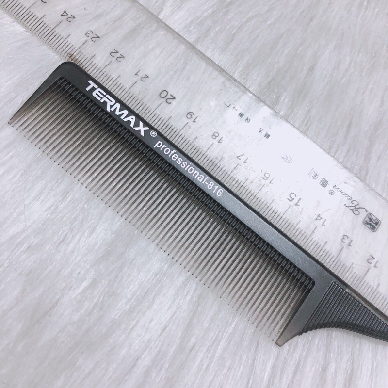 Lược chia tóc chuôi nhọn , lược sắt chuôi nhọn chia tóc Termax 816 barber chuyên nghiệp