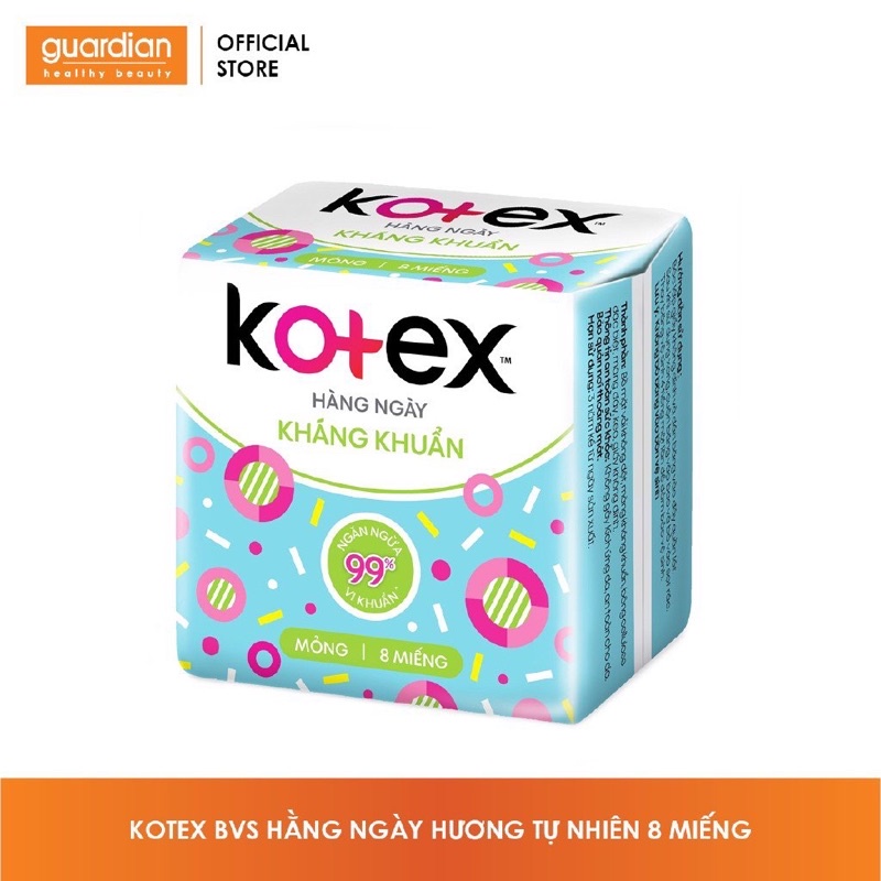 BĂNG VỆ SINH KOTEX HÀNG NGÀY KHÁNG KHUẨN