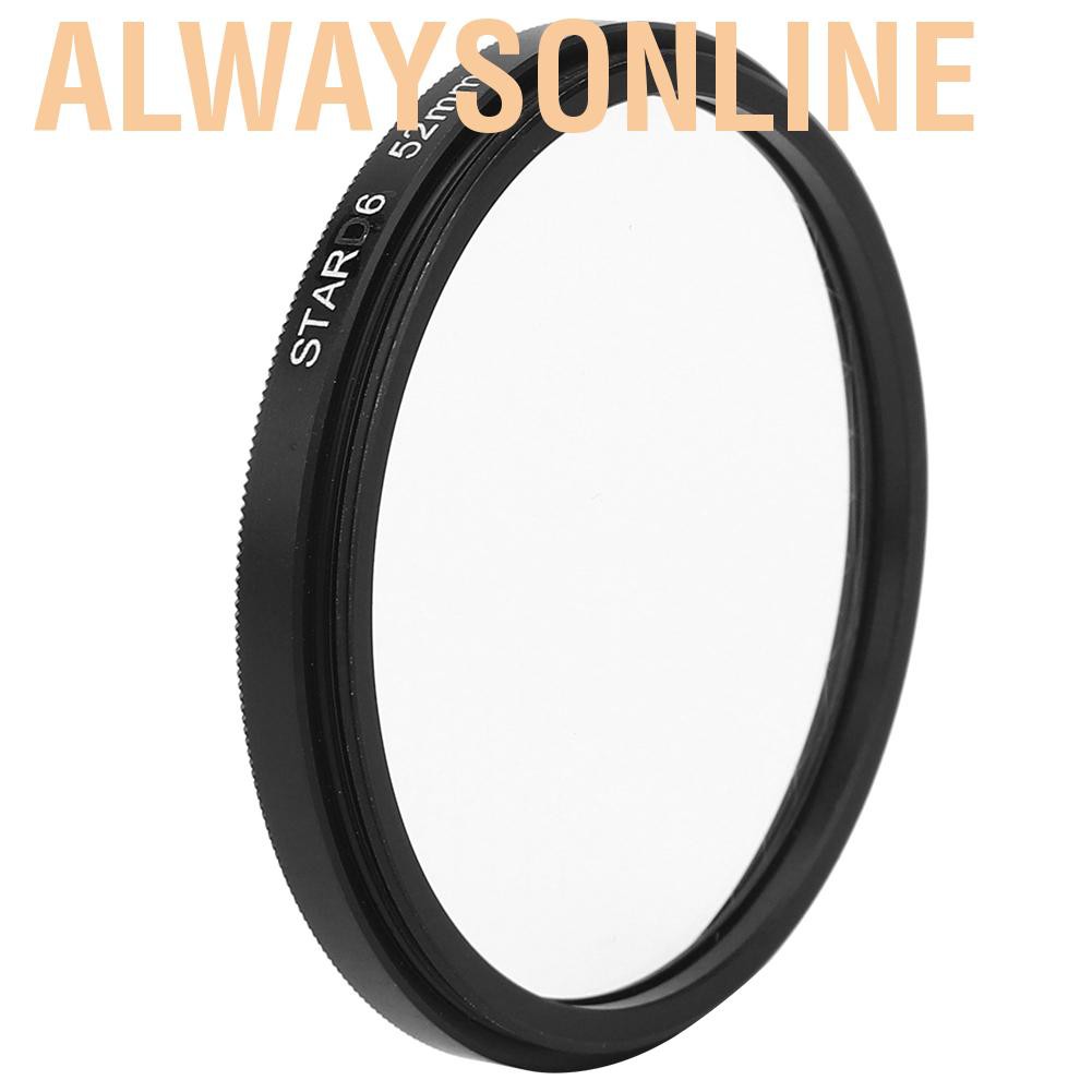 Alwaysonline Junestar 52mm Star Lens Filter for /Nikon/Sony/Pentax/Olympus Camera Lenses