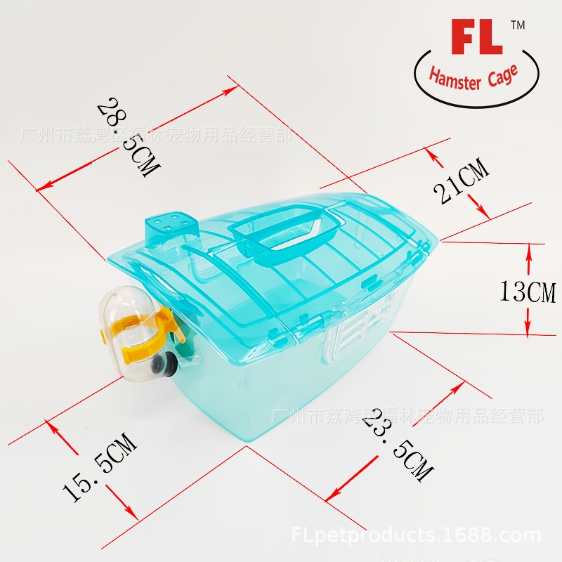 lồng nhựa xách tay phi thuyền cho hamster,nhím, sóc