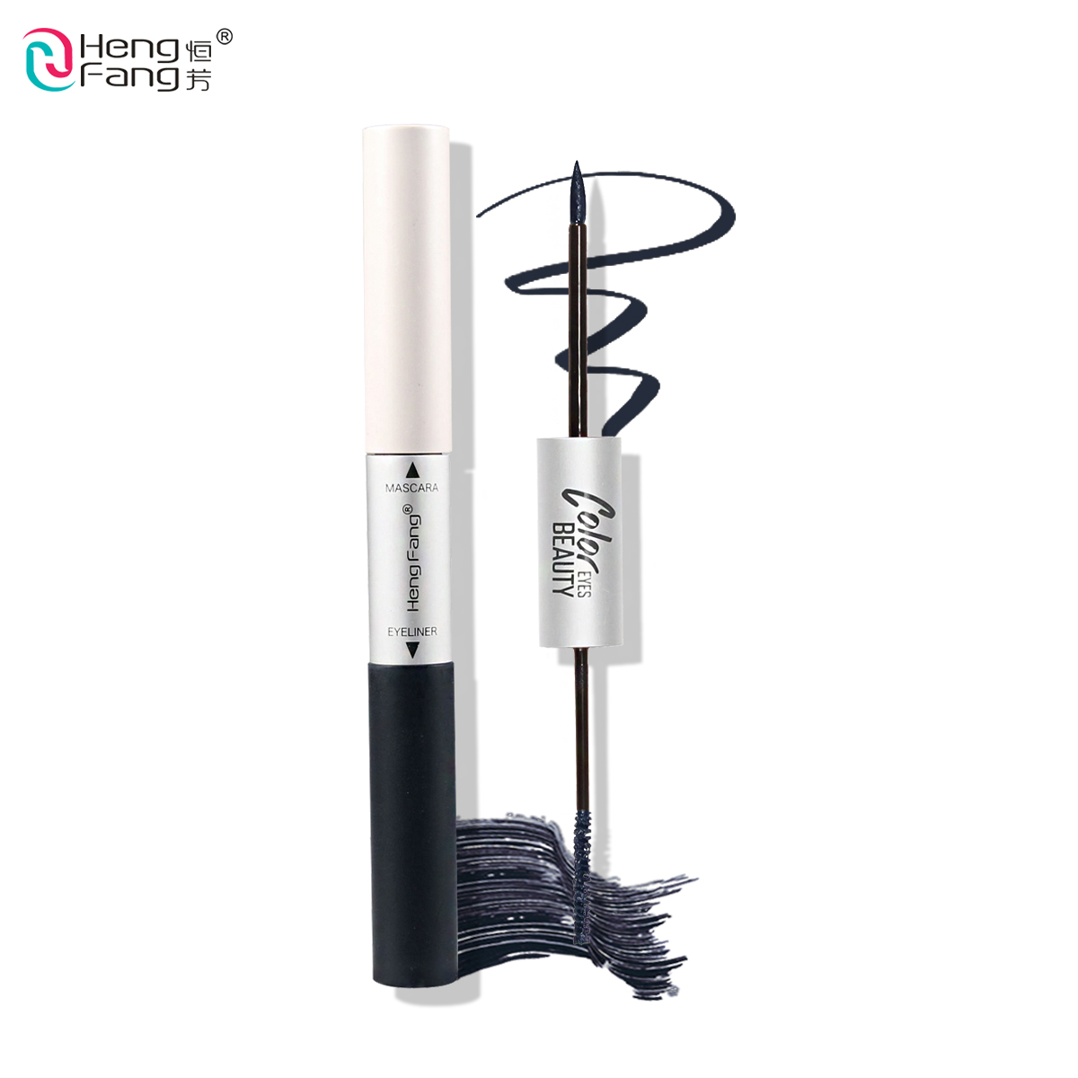 Mascara Kiêm Bút Kẻ Mắt Hengfang H6235 4g + 4g Hai Đầu Không Thấm Nước Lâu Trôi | BigBuy360 - bigbuy360.vn