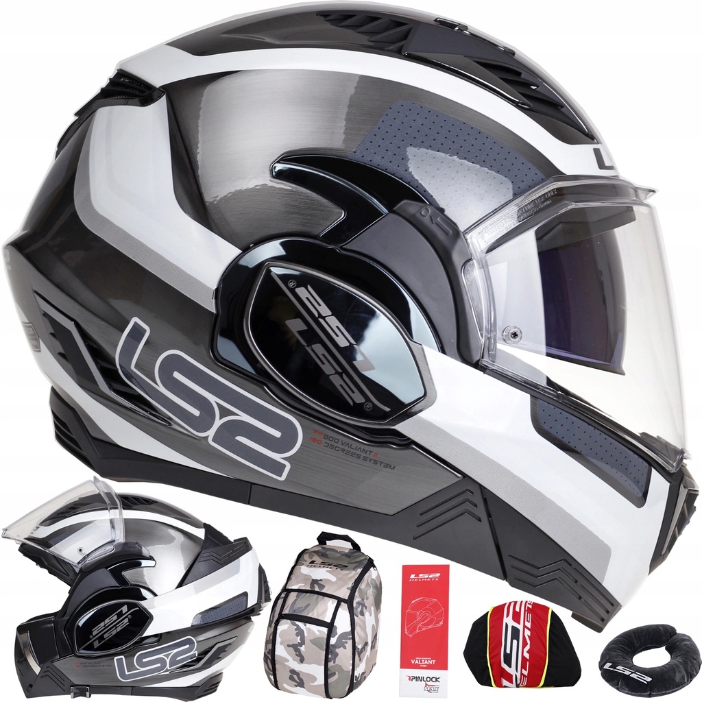 Mũ bảo hiểm lật hàm 180 độ LS2 FF900 Valliant II