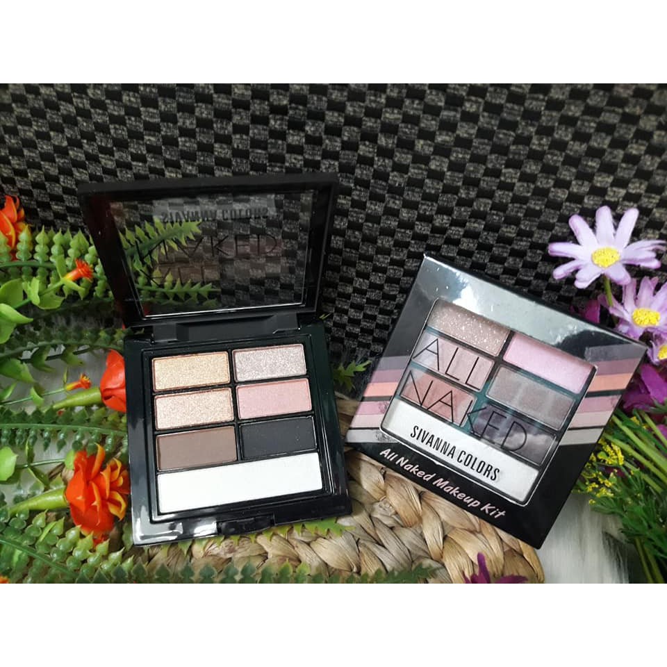 Bảng phấn mắt 7 ô Sivanna All Naked Makeup Kit HF590