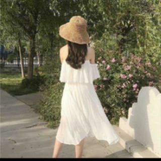 Đầm maxi trễ vai