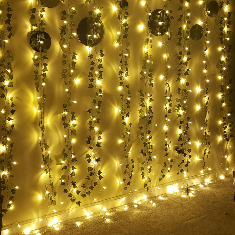 Dây đèn led dài 1M dùng pin AA độc đáo để trang trí trong nhà / ngoài trời / đám cưới / Giáng sinh