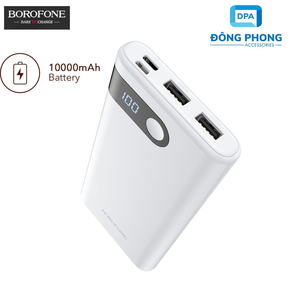 sạc dự phòng mini 1000mah chính hãng Borofone BT35