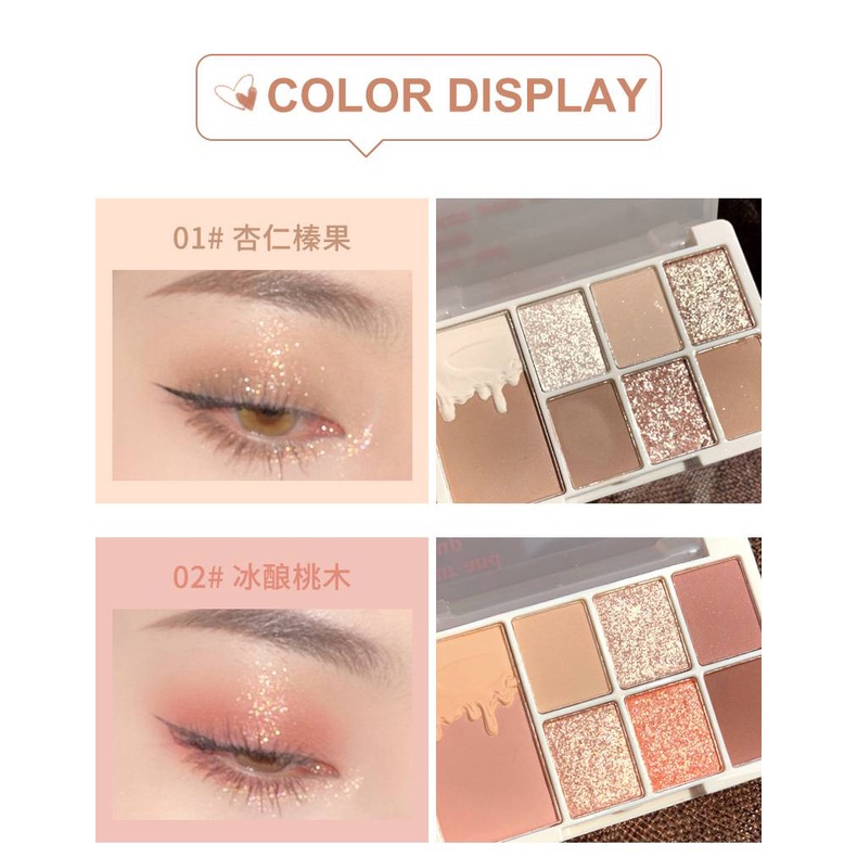 [Hàng mới về] Bảng Phấn Mắt 7 Màu Nhũ Lì Mềm Mịn Lâu Trôi Không Thấm Nước | BigBuy360 - bigbuy360.vn