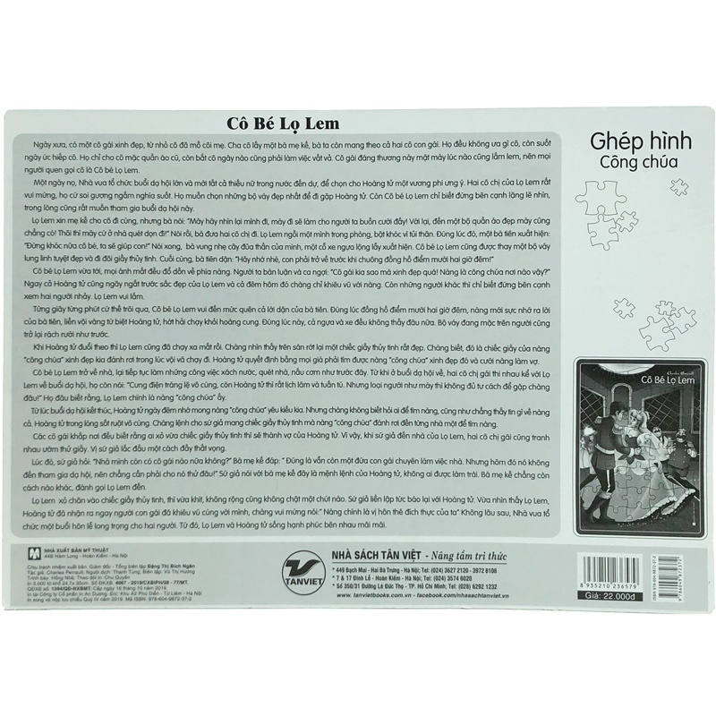 Sách - Ghép hình Cô bé lọ lem