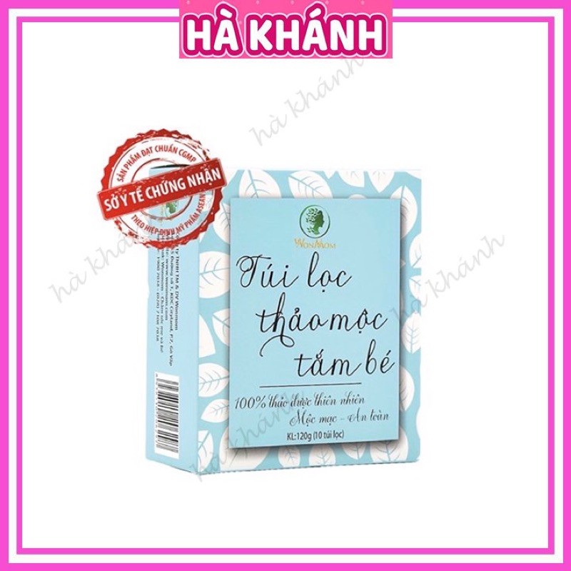 Túi Lọc Thảo Mộc Tắm Bé Wonmom 120g