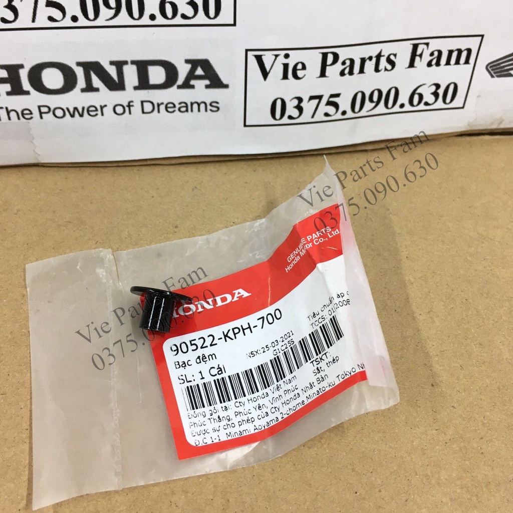 Bạc đệm gắn dè sau, đuôi biển số Winner đời đầu, Winner V1, Winner X , hàng chính hãng Honda mới 100%