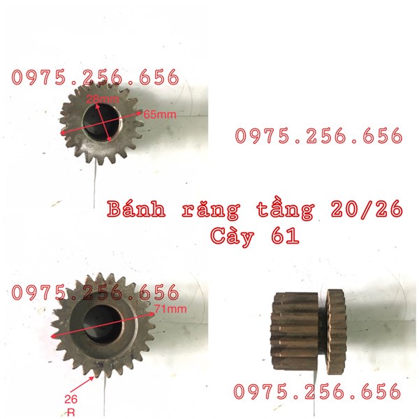 Bánh Răng Tầng 20/26 cày 61