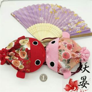 ORDER- Hầu bao hình cá 4 màu(mua 1 con to tặng kèm con nhỏ)