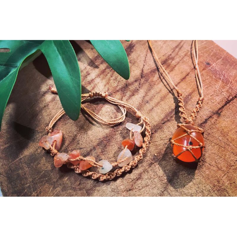 Vòng tay Sunstone handmade