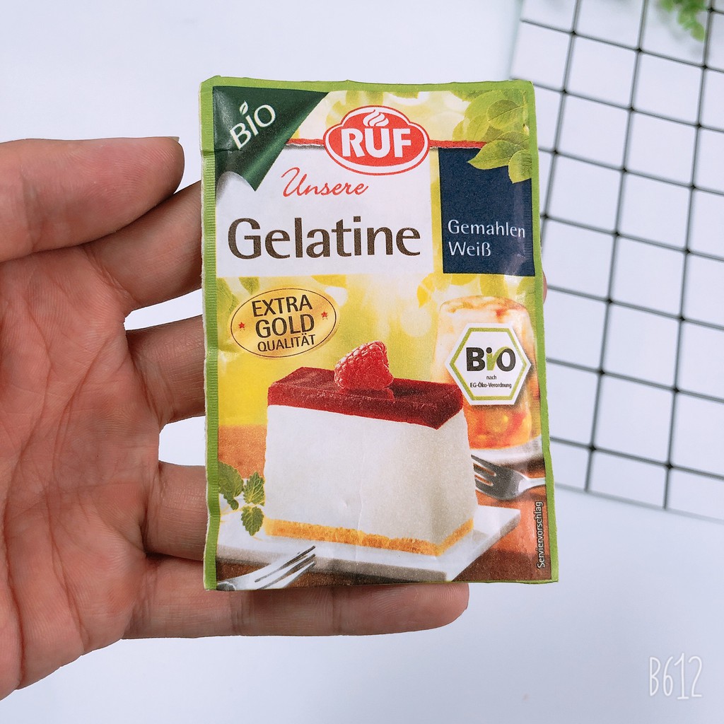 Bột Gelatine Hữu Cơ Làm Kẹo dẻo, Thạch Rau Câu RUF Cho Bé Goodbabyvn