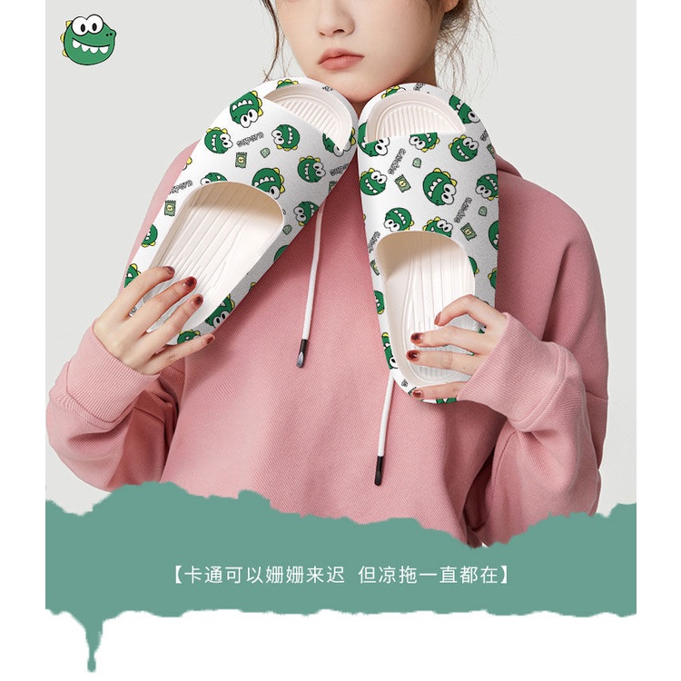 Dép họa tiết hoạt hình xinh xắn GAVINBROWN đế dày chống trượt thời trang mùa hè cho cặp đôi