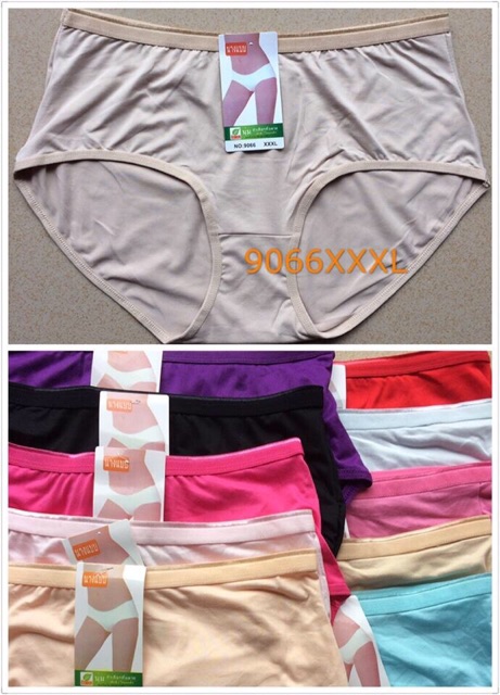 10 QUẦN LÓT BIG SIZE XL, 2XL, 3XL cho người người béo