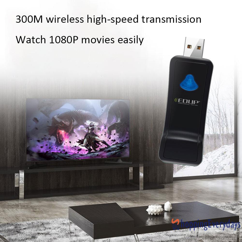 Usb Thu Sóng Wifi Edup 300mbps 2.4ghz Tv Thẻ Mạng Lan | WebRaoVat - webraovat.net.vn