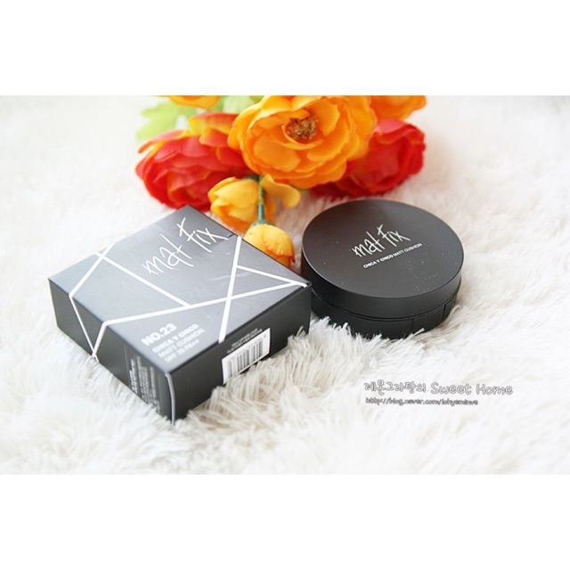 Sale 40% Phấn nước Mat Fix Cushion + tặng 1 miếng gấu thỏ vịt