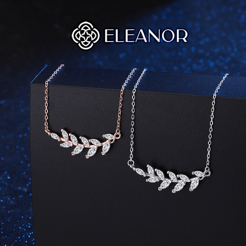 Dây chuyền nữ bạc 925 Eleanor Accessories hình bông lúa phụ kiện trang sức dễ thương