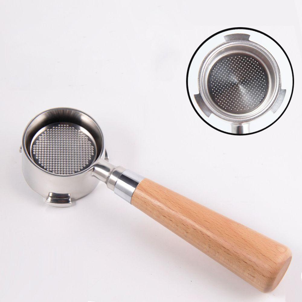 CONOPERY Bộ Lọc Tay Cầm Bằng Gỗ 51mm Thay Thế Cho Delonghi EC685