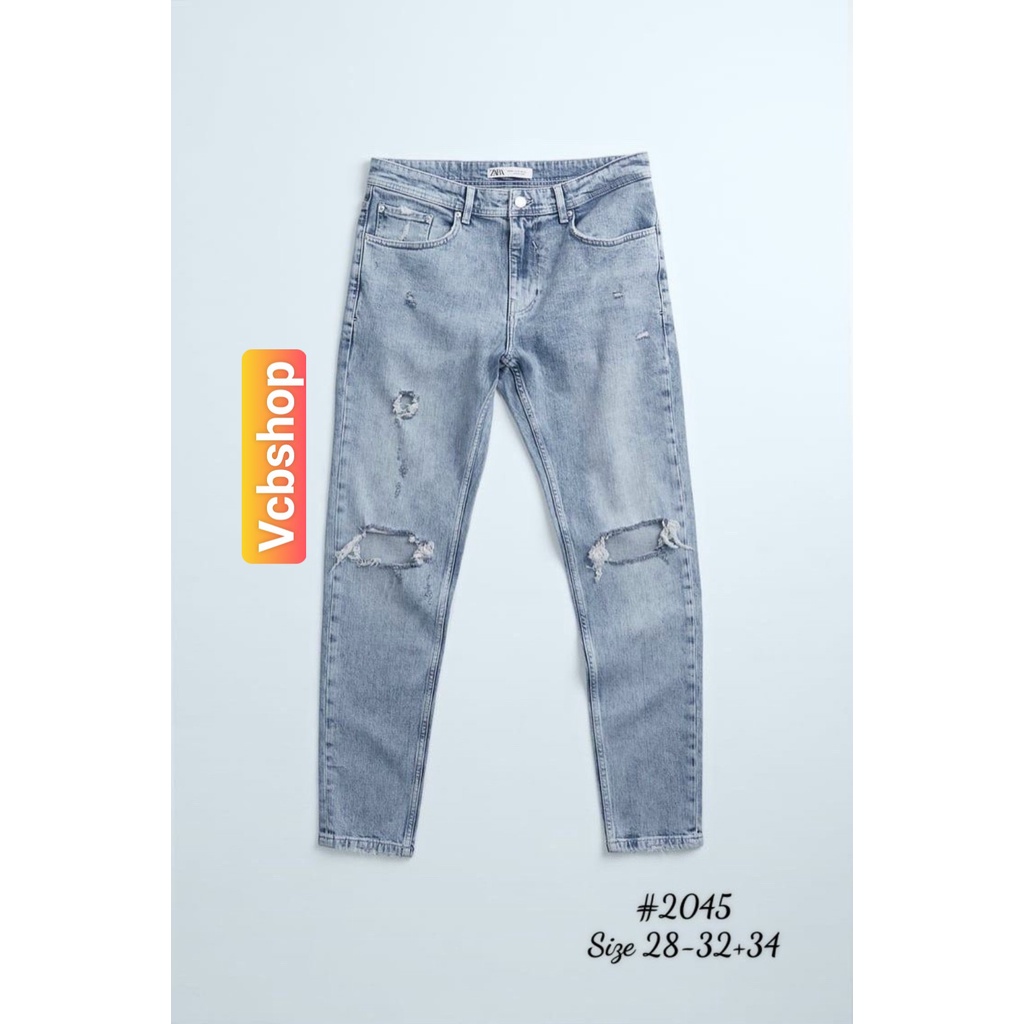 Quần jean nam dài VS9700 mẫu wash rách nhiều size phong cách trẻ trung năng động – Shop jean sỉ lẻ