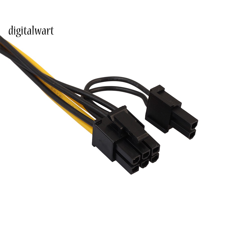 Dây cáp nối dài bảng mạch chủ 6pin sang 2 PCIe 8(6+2)pin | BigBuy360 - bigbuy360.vn