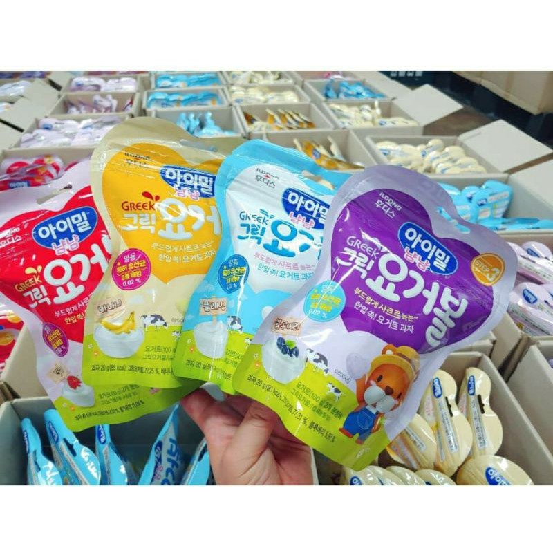 Sữa chua khô trái cây Ildong Hàn Quốc cho bé