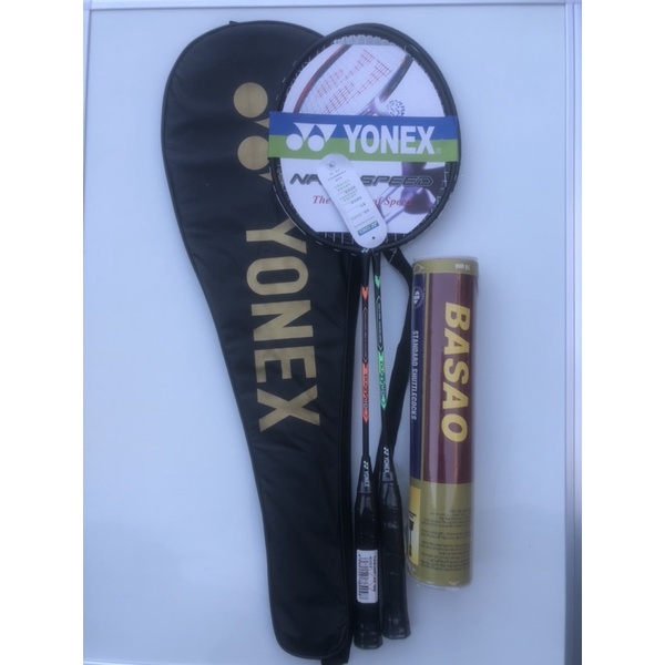 Sỉ Bộ vợt cầu lông Yonex 2 chiếc/ bộ, nhẹ lưới căng dành cho học sinh