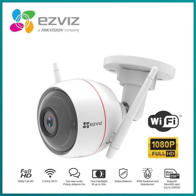 ✅ Camera EZVIZ C3WN 2MP Full HD 1080 Chống Bụi Chống Nước IP66 ✅