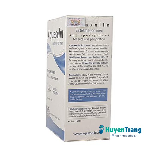 ✔️️️(Tặng quà) Aquaselin Extreme For Men - Lăn nách cho Nam (loại mạnh) | BigBuy360 - bigbuy360.vn