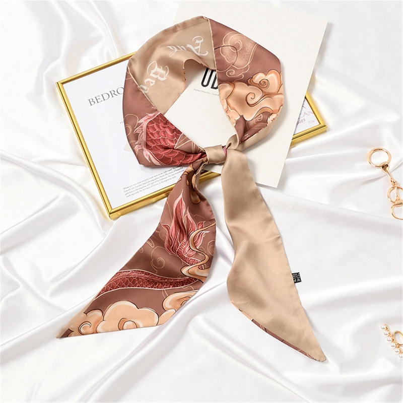 Khăn Quàng Cổ Bằng Vải Satin Phong Cách Trung Hoa