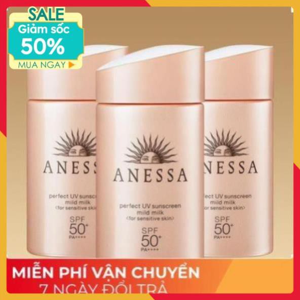 kem chống nắng anessa ⚡️𝑪𝒉𝒖𝒂̂̉𝒏 𝑪𝒉𝒊́𝒏𝒉 𝑯𝒂̃𝒏𝒈 ⚡️ UV Nhật , Milk 60ml