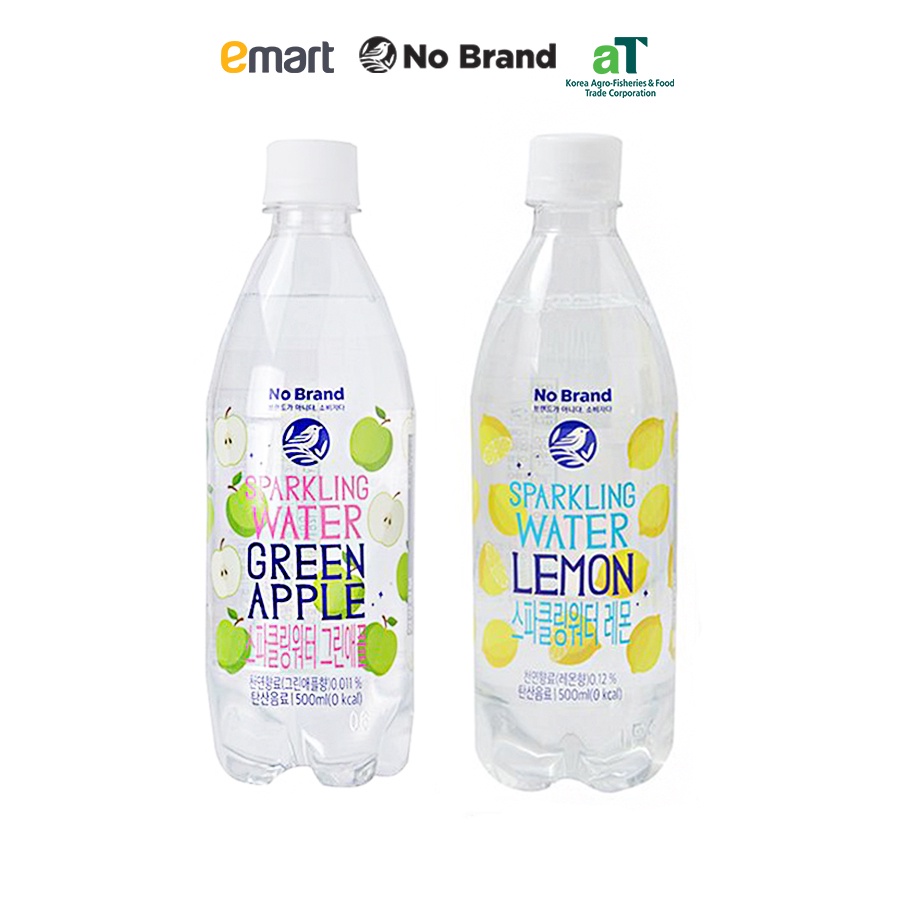 Nước Uống Có Ga Sparkling Không Đường Vị Trái Cây No Brand 500ml - Emart VN