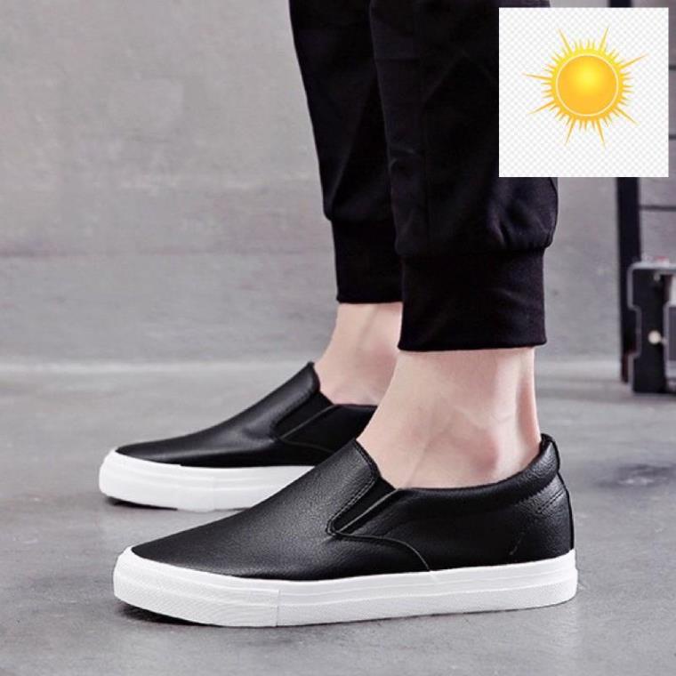️🥇 GIÀY SLIPON Giày Da cao cấp G16 - Tặng Lót Giày xịn - giày lười nam thể thao bảo da 24 tháng ️🥇