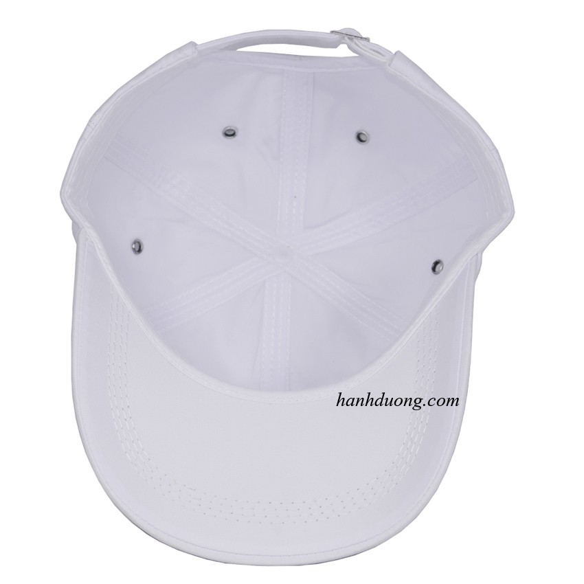 Nón kết không thêu mũ lưỡi trai nam nữ không logo với chất liệu vải cotton thoáng mát có khóa tăng giảm size