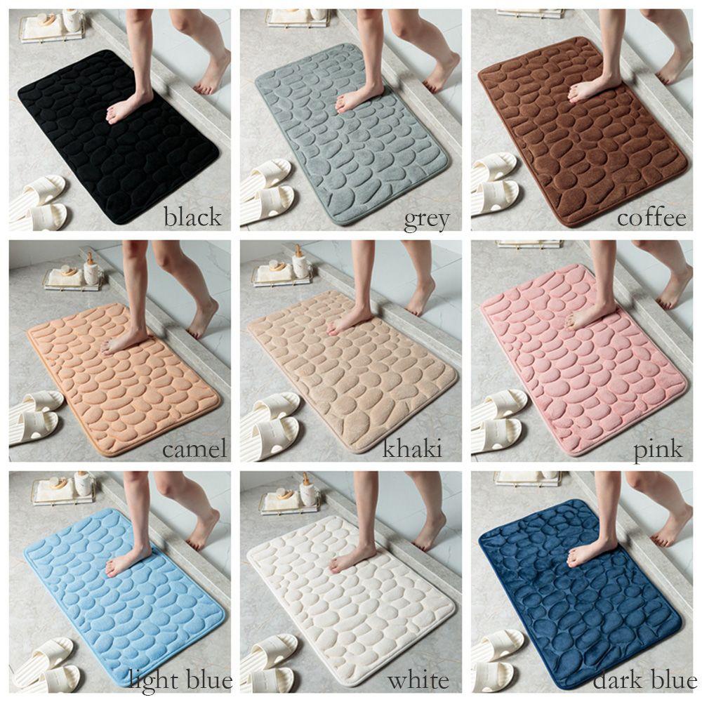 Thảm Lót Sàn Nhà Tắm / Nhà Bếp Bằng Polyester Siêu Mềm