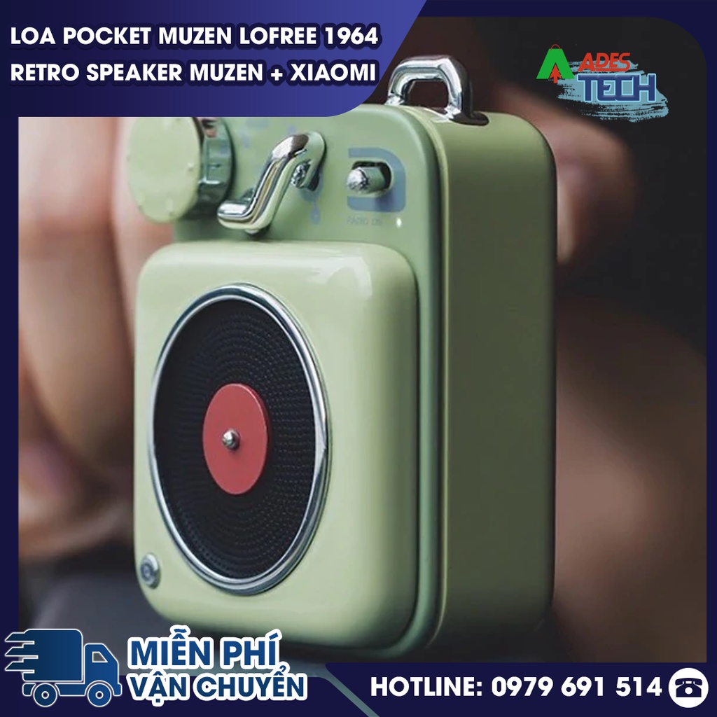 Loa Pocket Muzen Lofree 1964 | Retro Speaker MUZEN + XIAOMI | Loa Mini Bluetooth