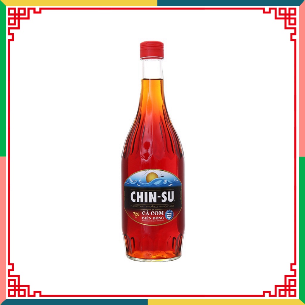 Nước mắm Chinsu cá cơm biển Đông chai chất liệu thủy tinh 720ml ( Đại lý Ngọc Toản)