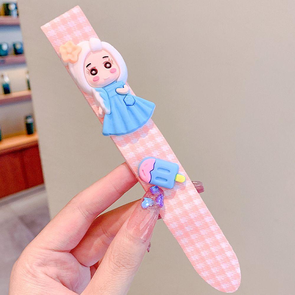 Băng Đô Cài Tóc Kiểu Dáng Hoạt Hình Phong Cách Hàn Quốc Xinh Xắn Cho Bé Gái