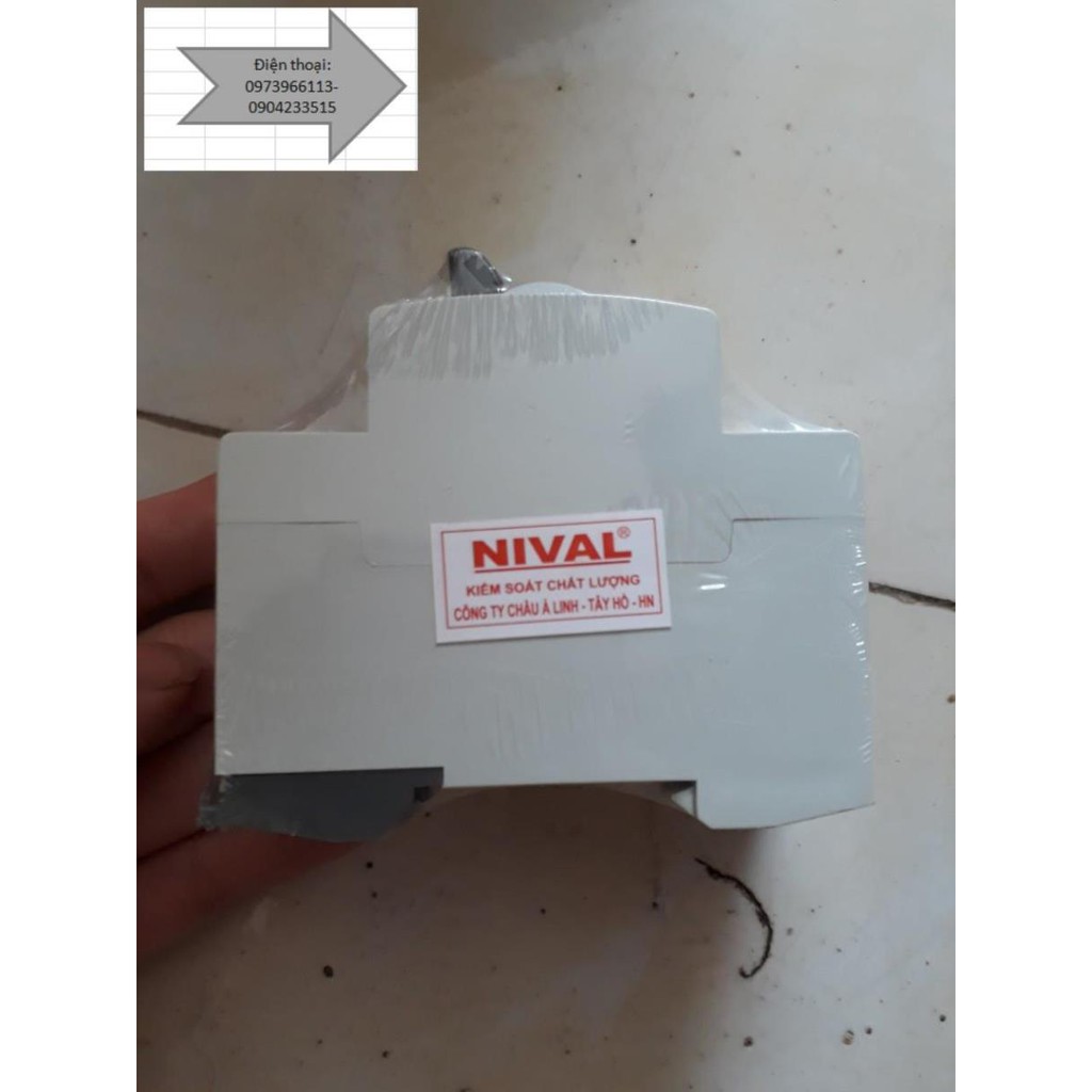 ÁT CHỐNG GIẬT 1 PHA 25 A 32A 40A 63A NIVAL