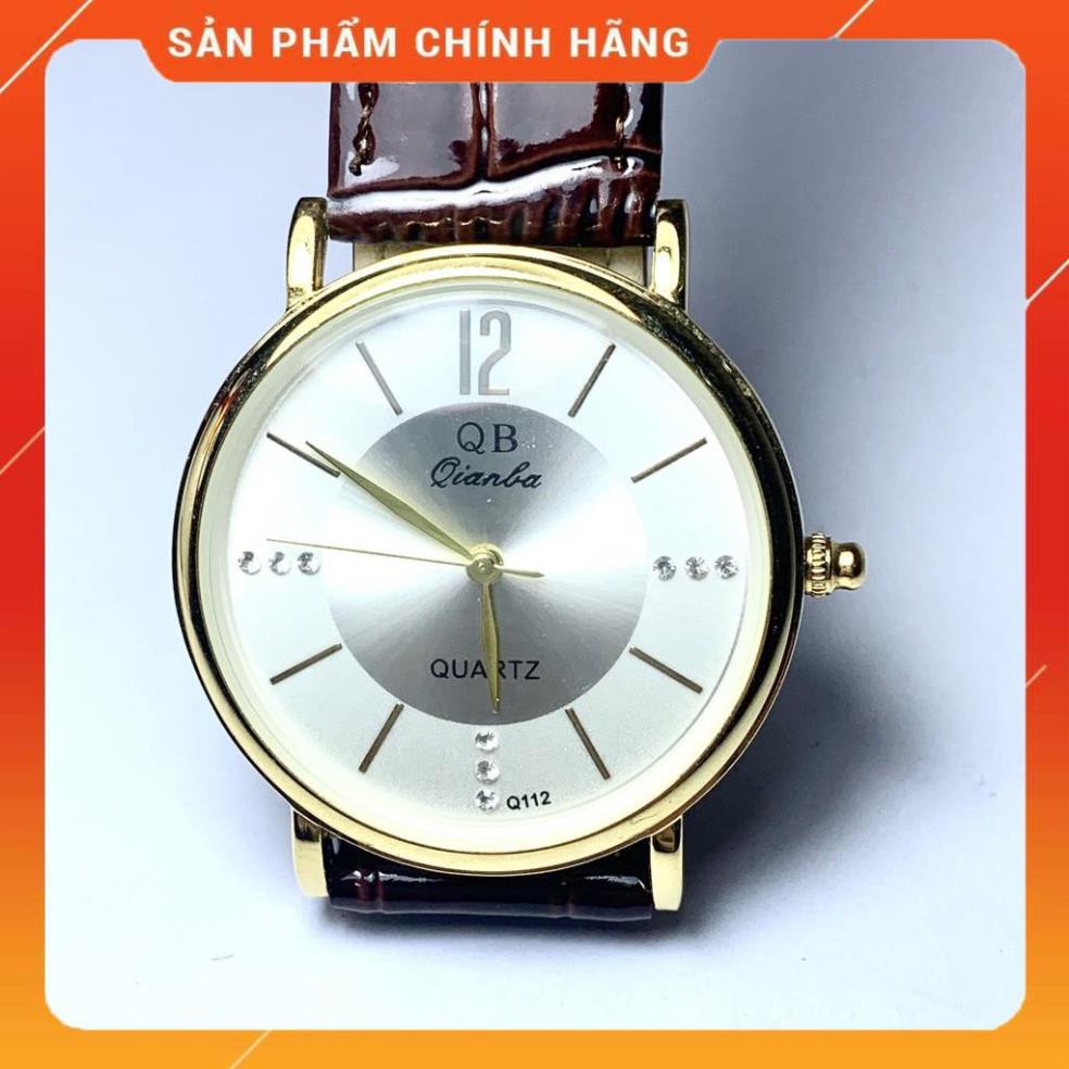 - Đồng hồ nam - Qianba - dây da cực kì thanh lịch