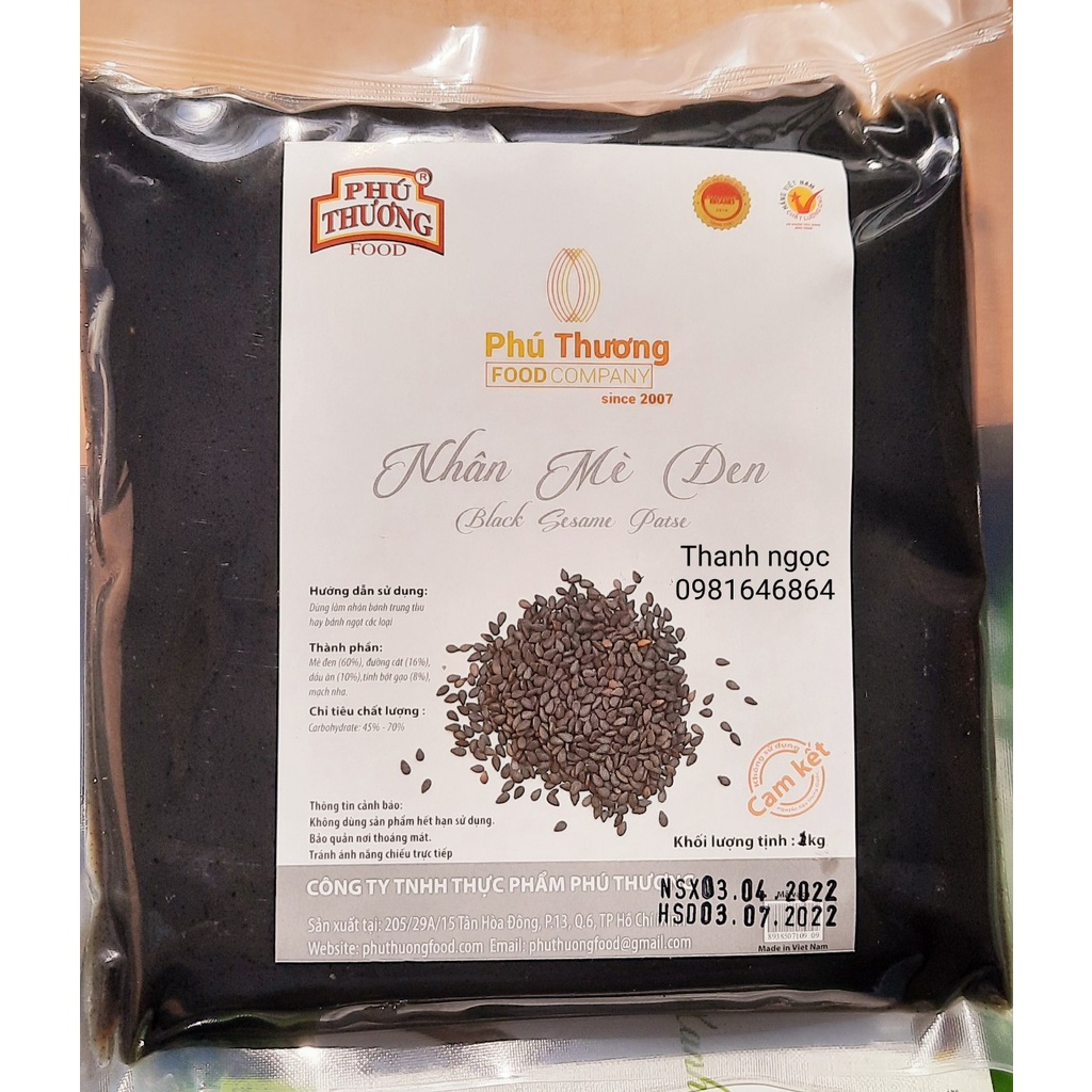 Nhân mè đen phú thương 1kg